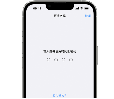 镇江iPhone屏幕维修分享iPhone屏幕使用时间密码忘记了怎么办 