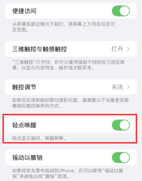 镇江苹果授权维修站分享iPhone轻点无法唤醒怎么办 